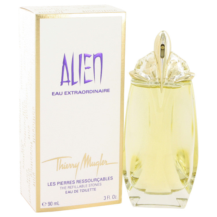 Alien Eau Extraordinaire Eau De Toilette Spray Refillable (Gold Shimmer Edition Tester) By Thierry Mugler