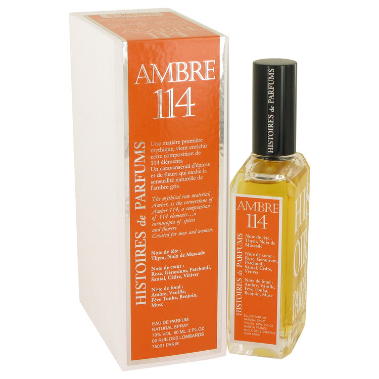 Ambre 114 Eau De Parfum Spray (Unisex) By Histoires De Parfums